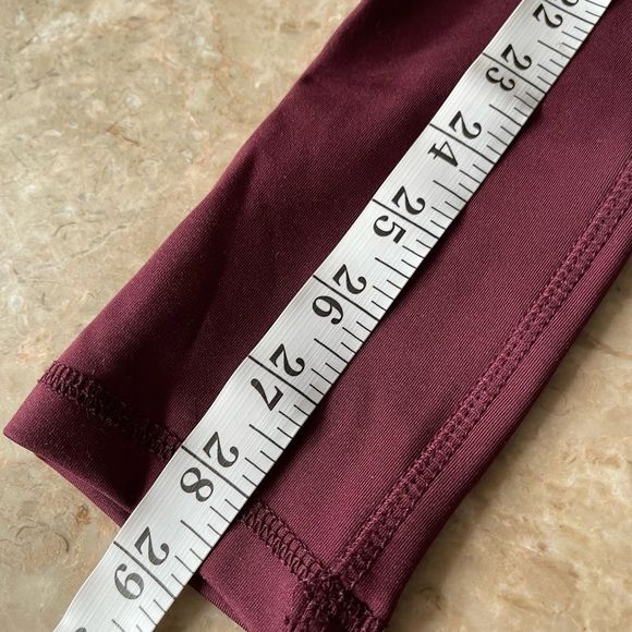 𝅺TRUE religion purple wide band mesh leggings size XS - Picture 9 of 11